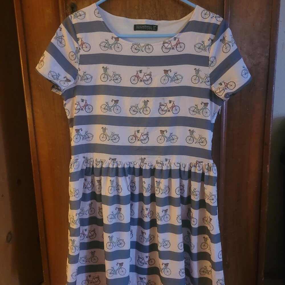 Sugarhill bicycle dress sz 8